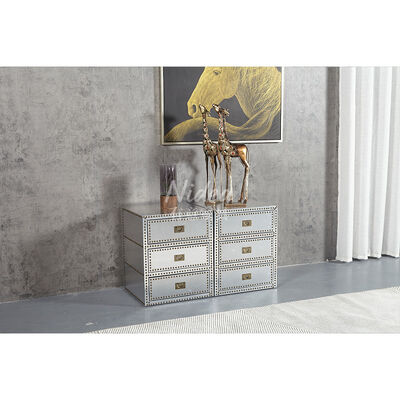 산업용 알루미늄 수제 트렁크 캐비닛 커피 테이블 맞춤형 거실 빌라 가구 (실내용)